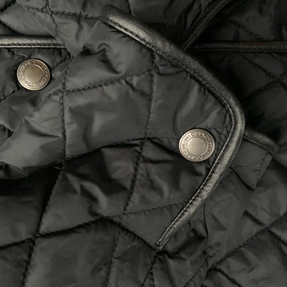 Designer Coach Women's Black Light weight Puffer Designer Spring Jacket Coat - Picture 4 of 6